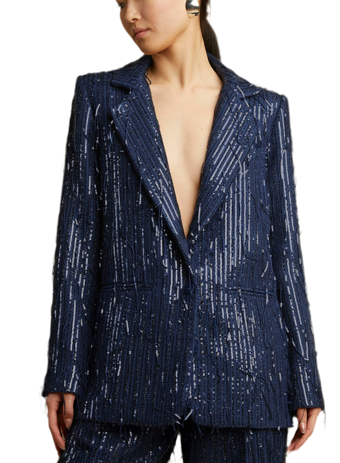 Velvet Blazer Outfit Topshop Navy Blazer SEQUINED BLAZER