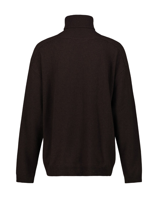 CREW NECK CASHMERE BLEND SWEATER