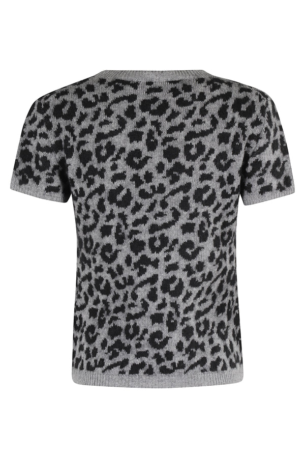 CREW NECK SPOTTED SHORT SLEEVE