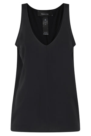 CANOTTA SBIECA CREPE DE CHINE NERA