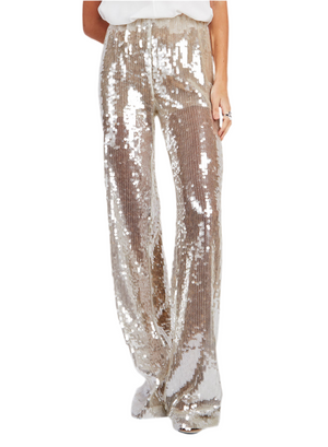 PANTALONE RETE PAILLETTES