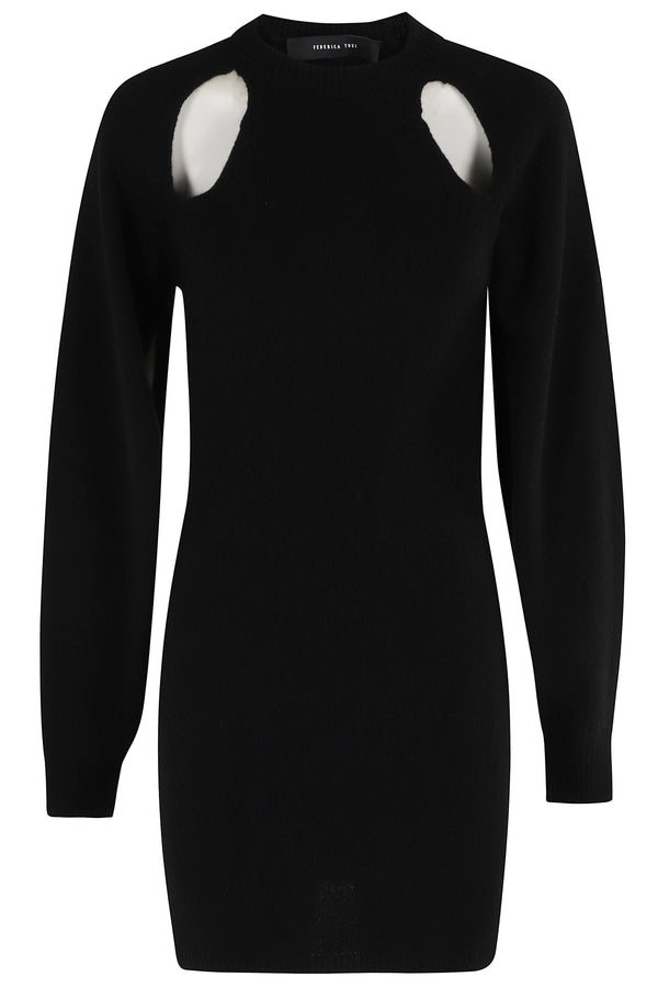 SHORT VISCOSE DRESS