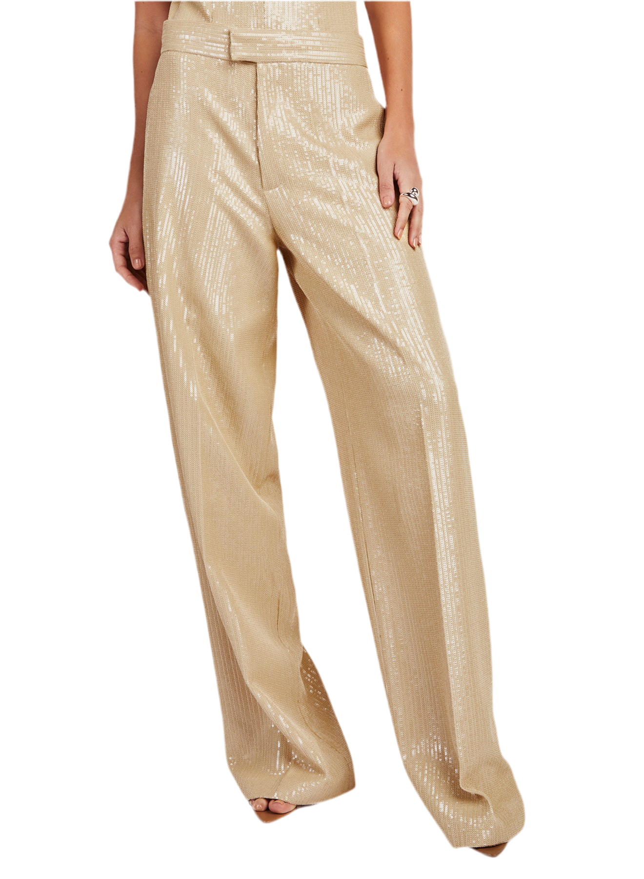 PANTALONE RAFIA PAILETTES