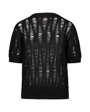 MAGLIA INCROCIATA MOHAIR