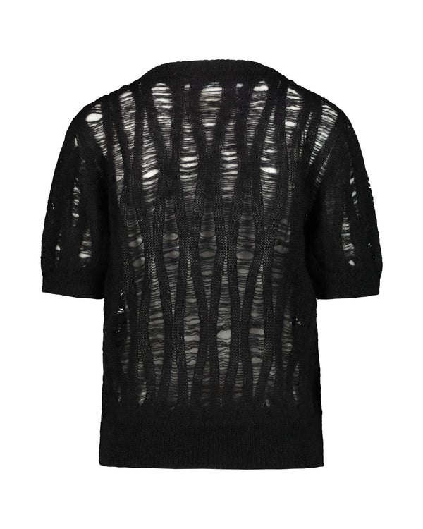 MAGLIA INCROCIATA MOHAIR