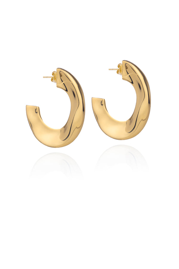 EARRING MINDY CIRCLE GOLD