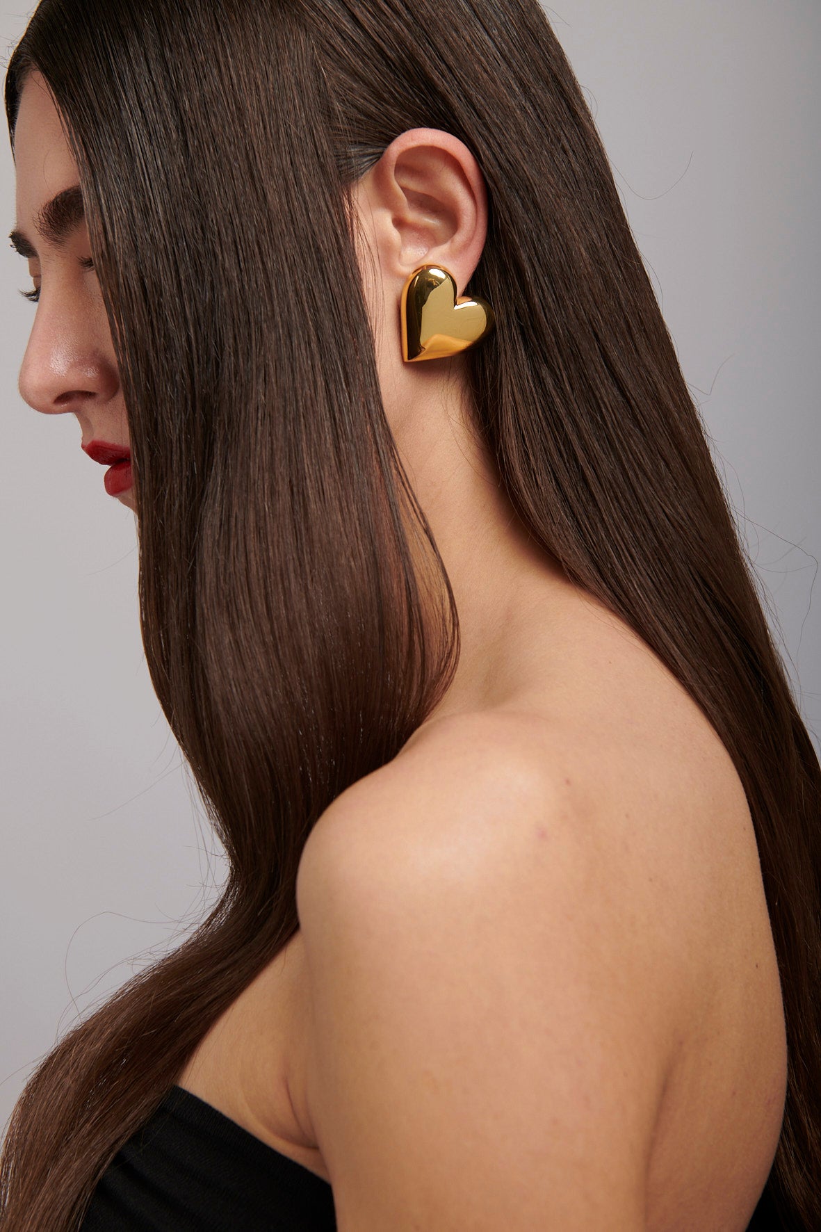 EARRING LOVE GOLD