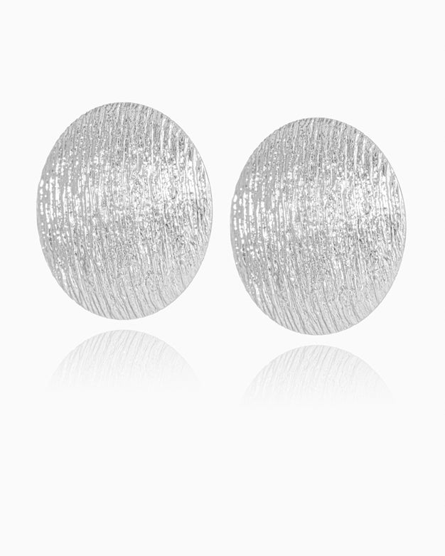 EARRING DAISY SILVER (7833630769312)