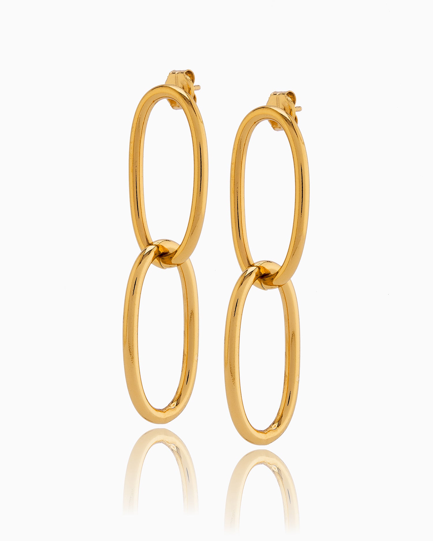 EARRING NEW BOLT GOLD (7174010962080)