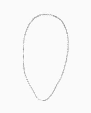 LACE LONG IRMA SILVER (5862147522720)