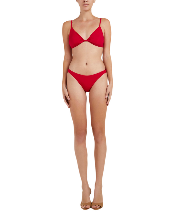 RED TORCION BIKINI