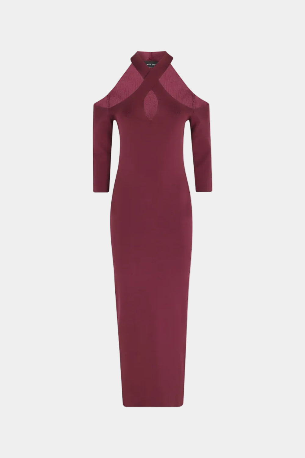 ABITO LUNGO SCOLLO INCROCIATO