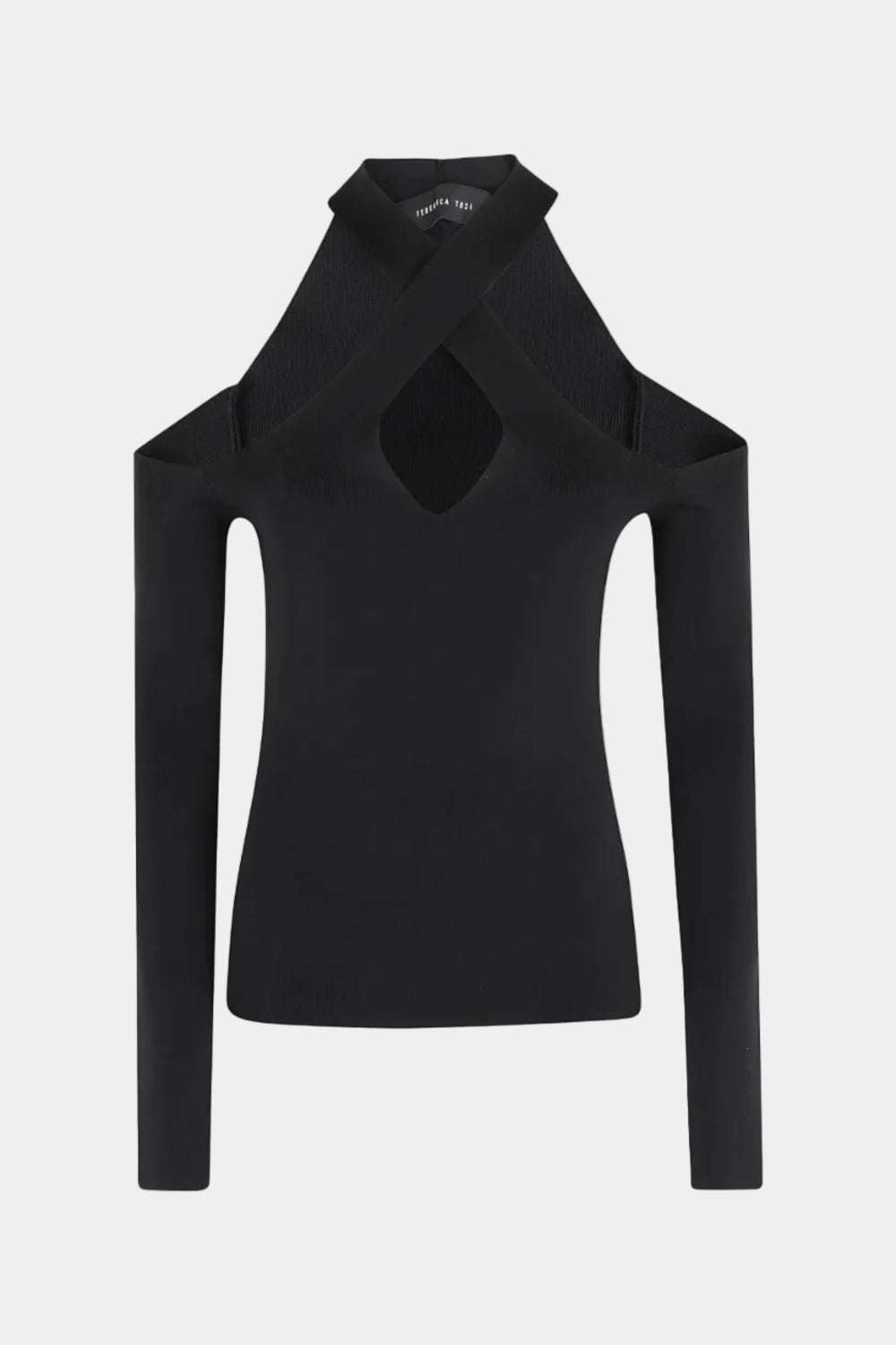 MAGLIA SCOLLO INCROCIATO