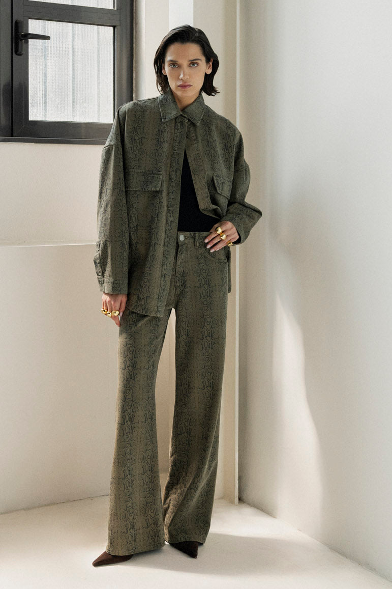 JEANS IN DENIM PITONATO