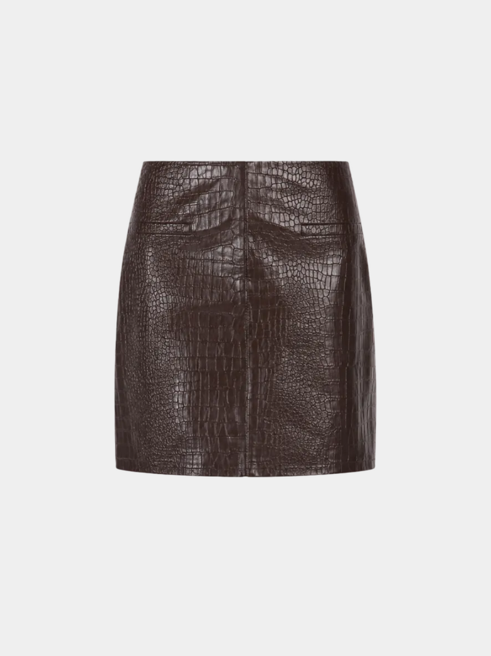 MINIGONNA 100% PELLE STAMPA COCCO