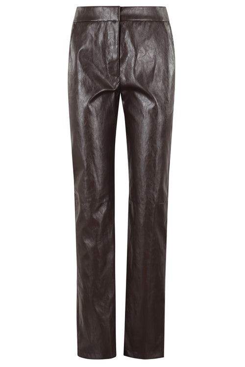 PANTALONE PELLE METALLO