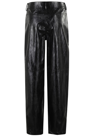 PANTALONE BALLOON PELLE METALLO