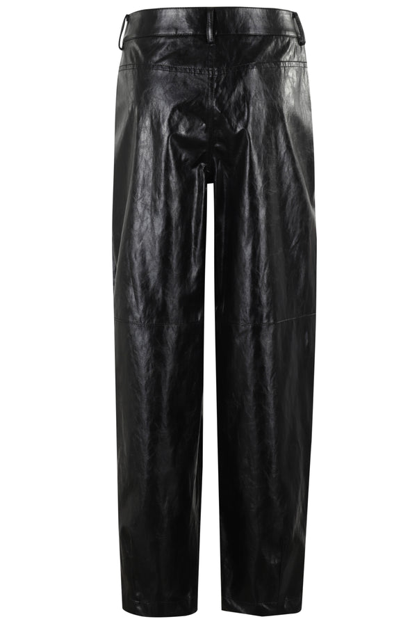 PANTALONE BALLOON PELLE METALLO