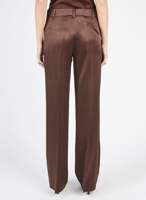 PANTALONE AMPIO IN RASO UNITO