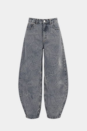 JEANS BALLOON DENIM SABBIATO