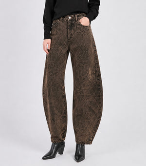 JEANS BALOON DENIM SABBIATO