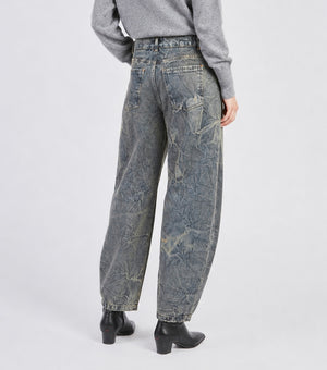 JEANS BALLOON DENIM SABBIATO