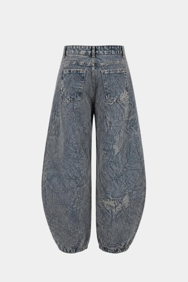 JEANS BALLOON DENIM SABBIATO