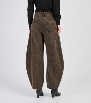 JEANS BALOON DENIM SABBIATO