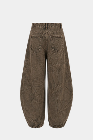 JEANS BALOON DENIM SABBIATO