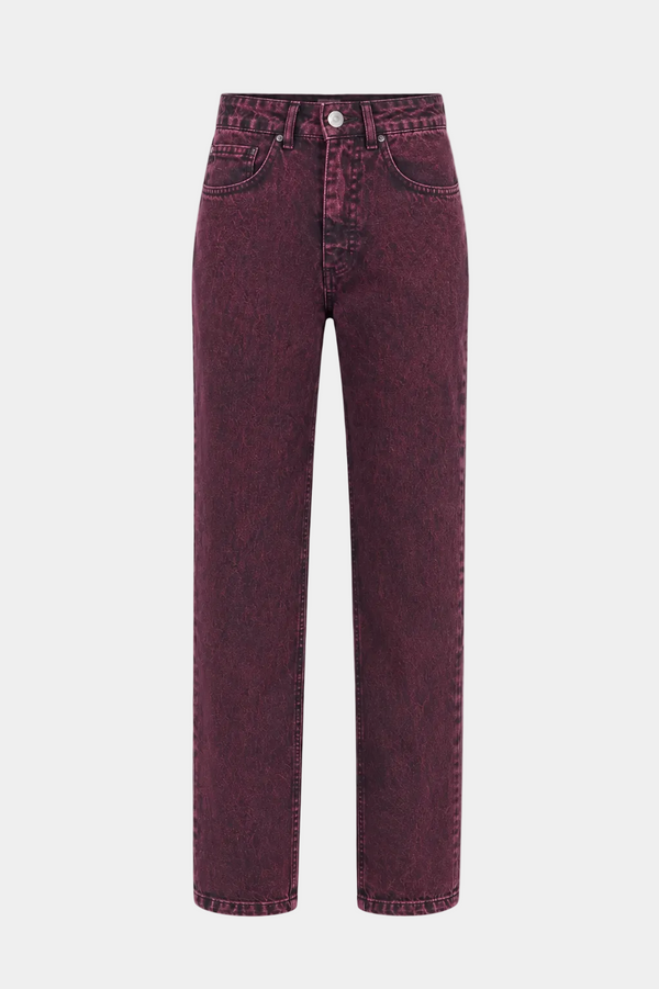 JEANS GAMBA DRITTA DENIM SABBIATO