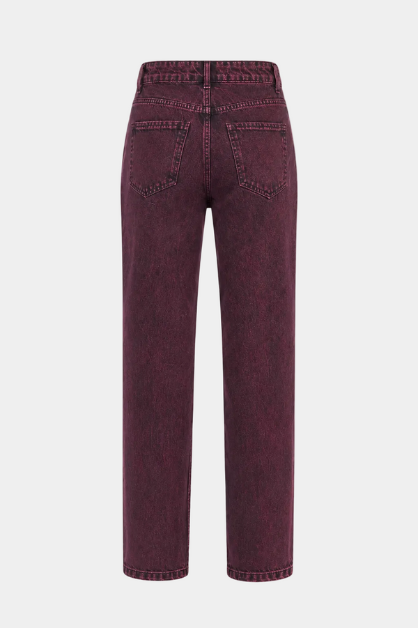 JEANS GAMBA DRITTA DENIM SABBIATO