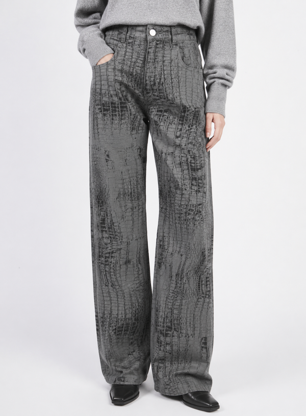 JEANS STAMPA COCCO