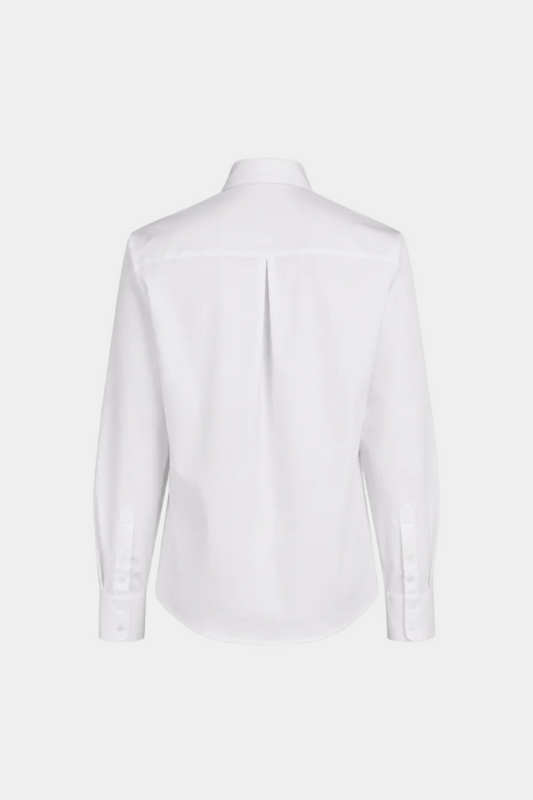 CAMICIA CON SCIARPINA IN COTONE