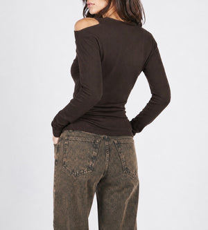 MAGLIA CUT OFF CON FUSCIACCA