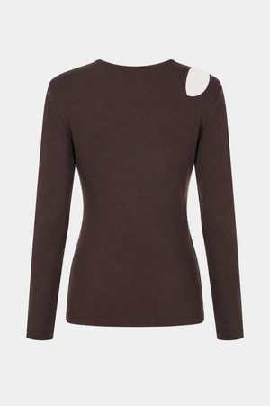 MAGLIA CUT OFF CON FUSCIACCA