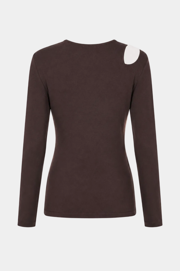 MAGLIA CUT OFF CON FUSCIACCA