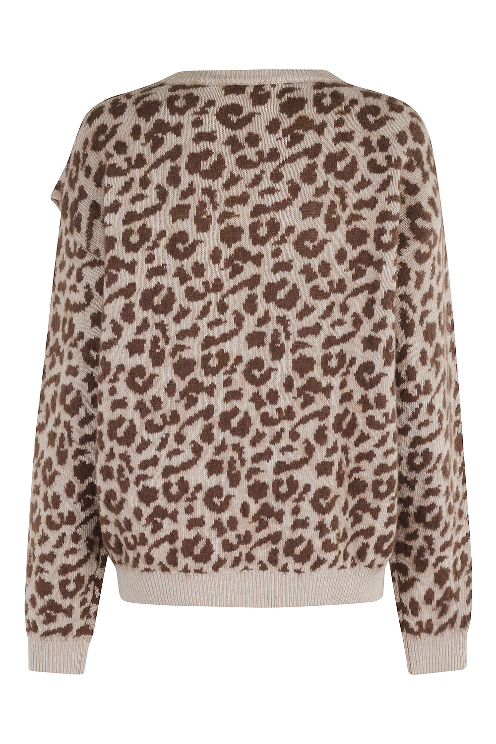 MAGLIA MACULATA CUT CREW NECK