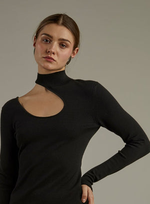 VISCOSE CUT SWEATER