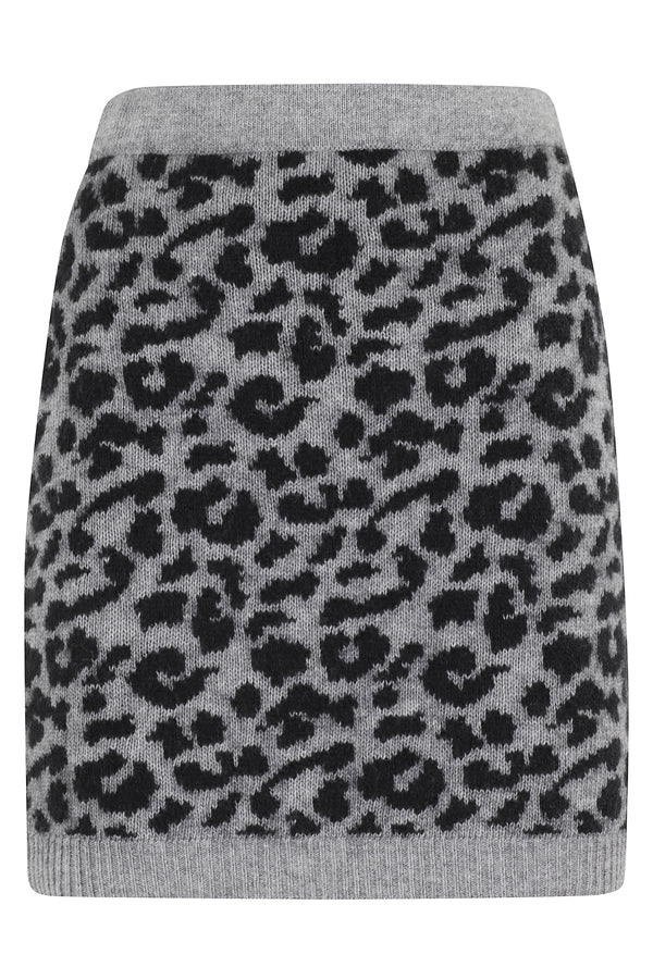 MINIGONNA IN MAGLIA MACULATA