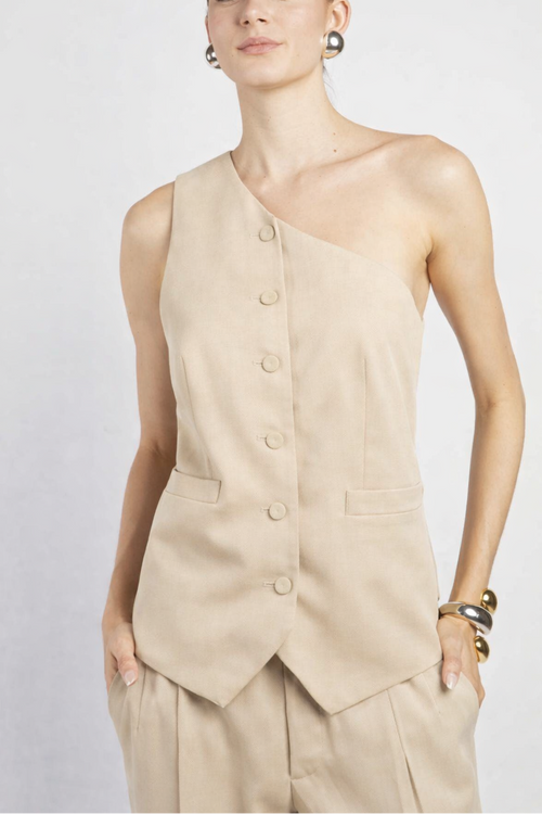 GILET MONOSPALLA IN CANVAS