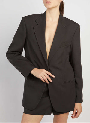 BLAZER OVERSIZE EN TOILE