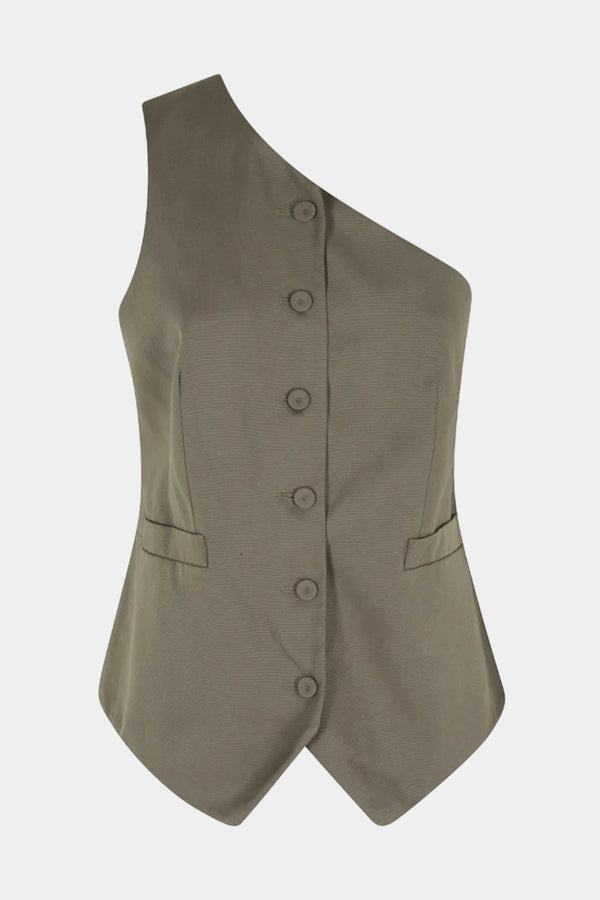 GILET MONOSPALLA IN CANVAS