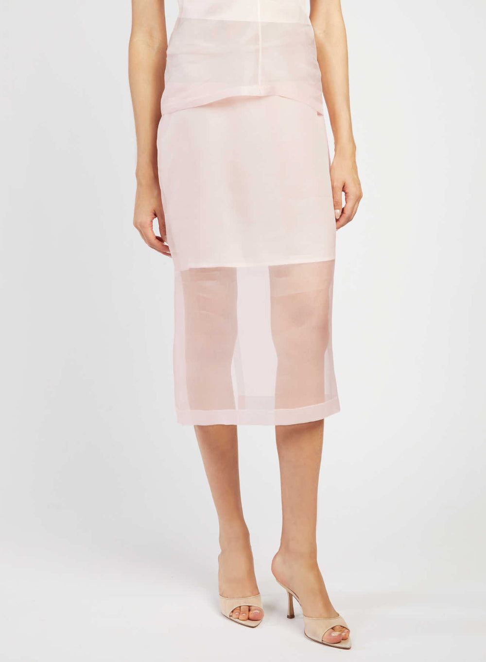 GONNA IN ORGANZA DI SETA