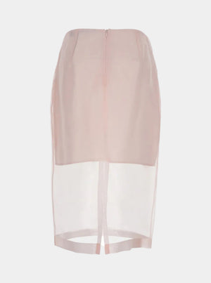 GONNA IN ORGANZA DI SETA
