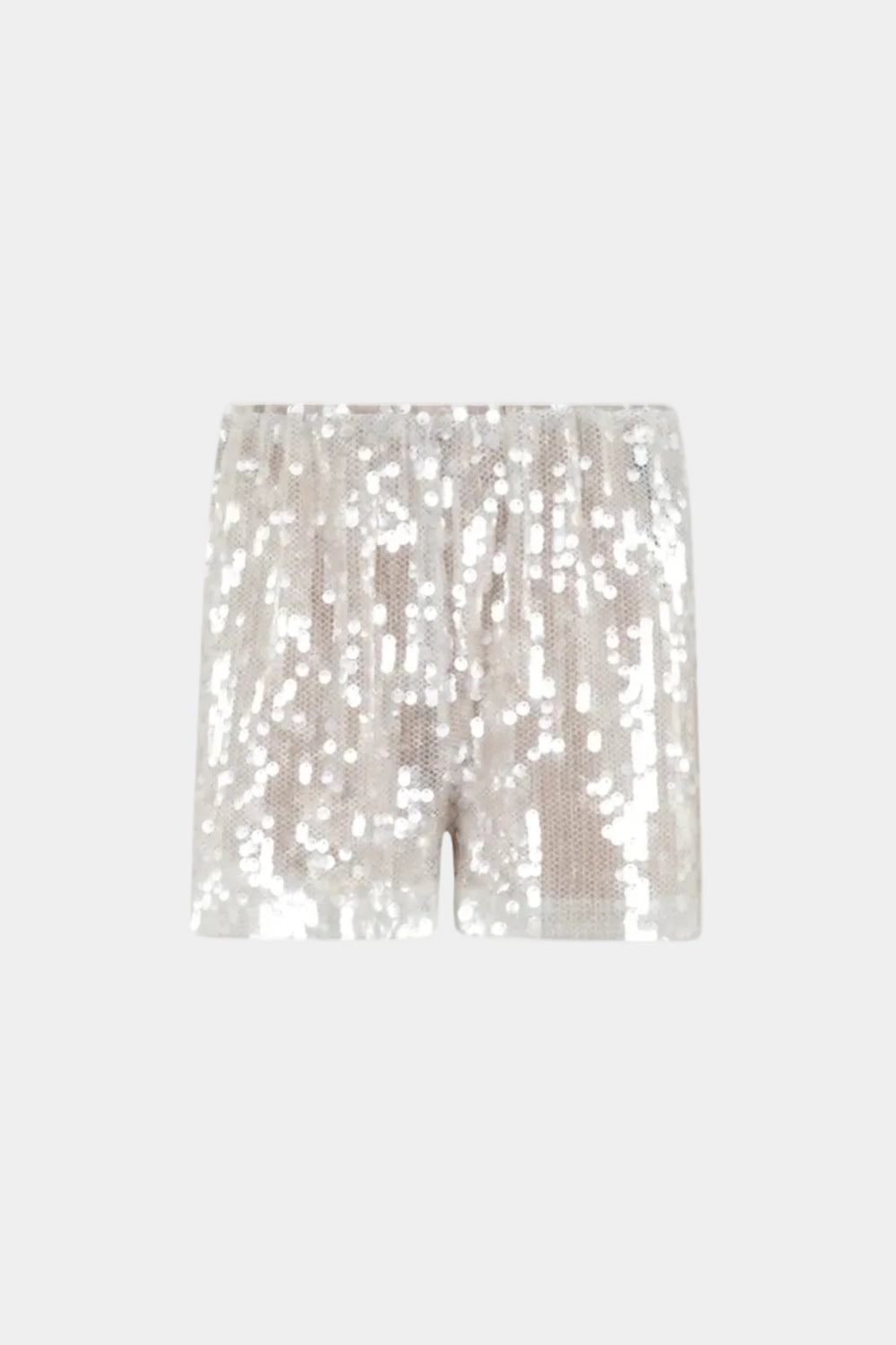 PAILLETTE NET SHORTS