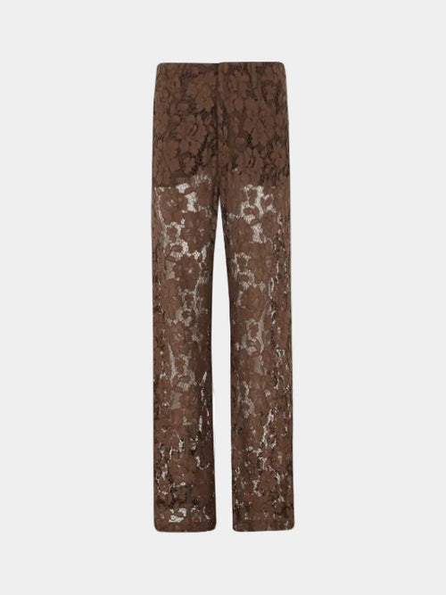 PANTALONI 5 TASCHE IN PIZZO