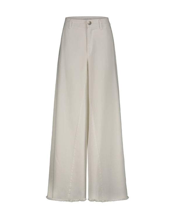 JEANS WIDE BULL DENIM BIANCO