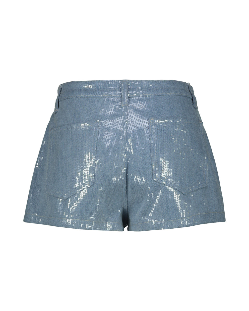 SHORT DENIM PAILLETTES