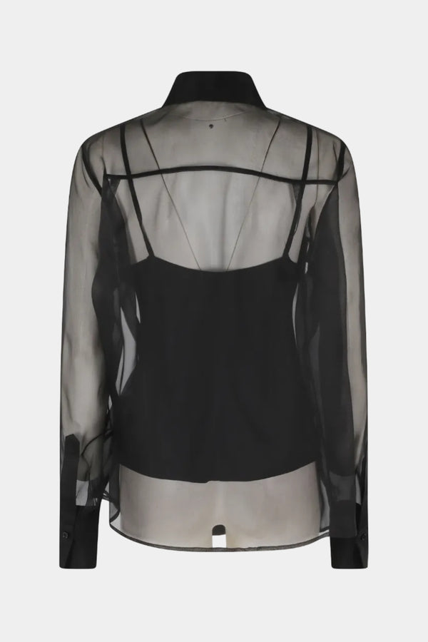 CAMICIA IN ORGANZA DI SETA