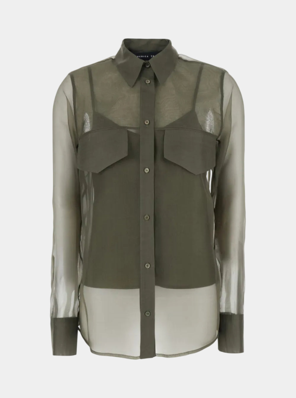 CAMICIA IN ORGANZA DI SETA